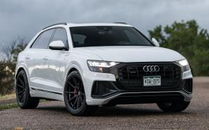 Audi Q8 55 TFSI Quattro on Vossen Wheels (HF-3) 2019 года
